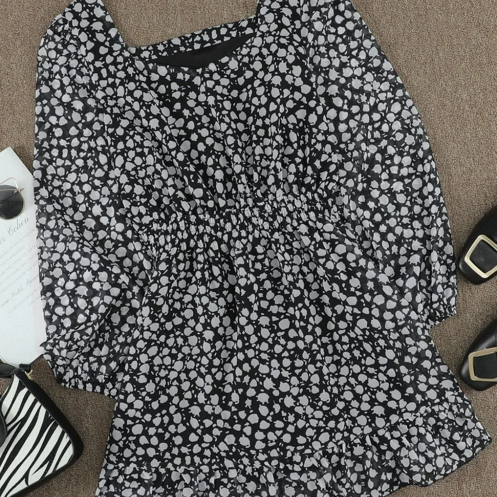 𝅺CLASSIC Ruffled Floral Dress - Picture 5 of 6